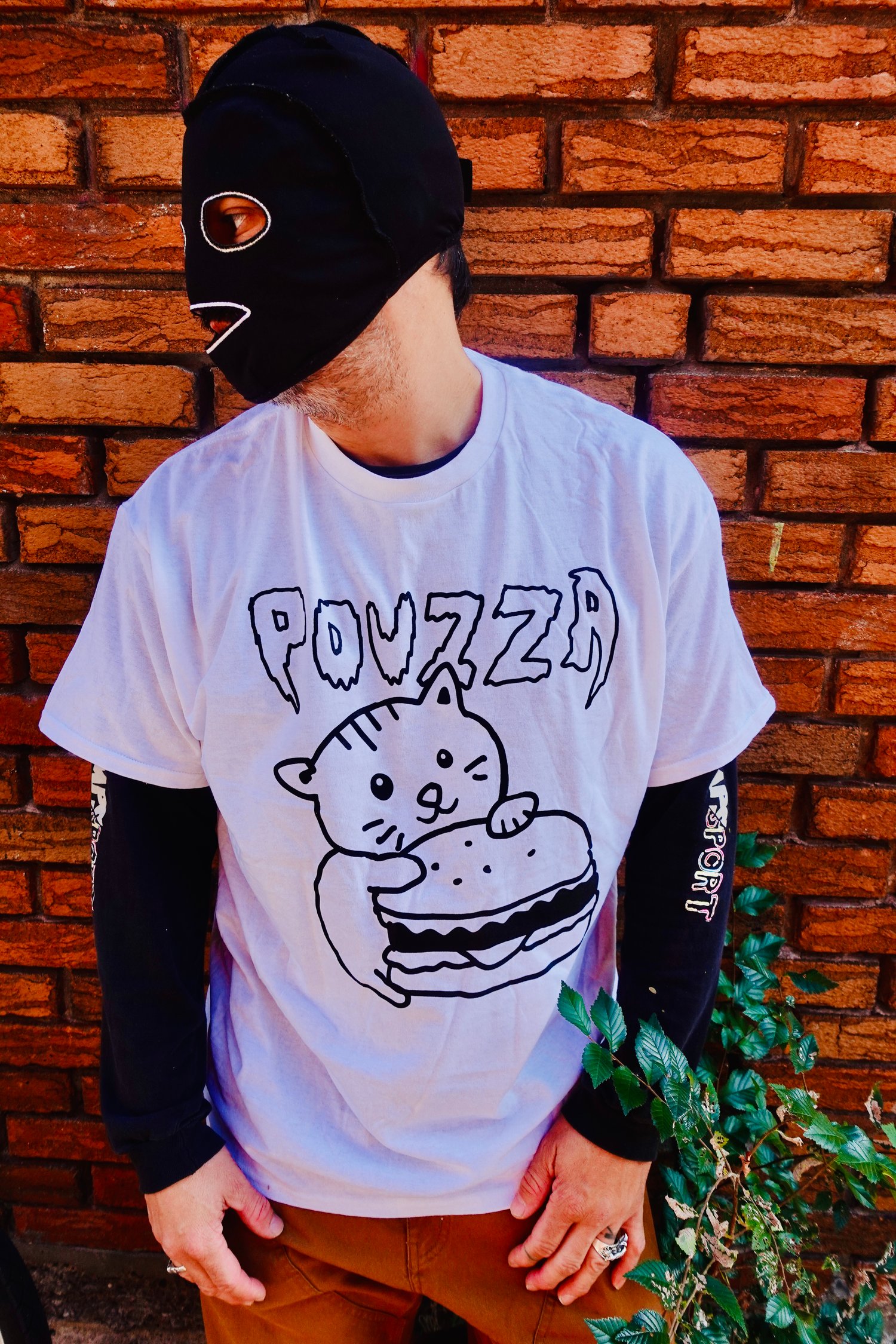 Image de T-shirt / Camisole Pouzza - Chat Burger