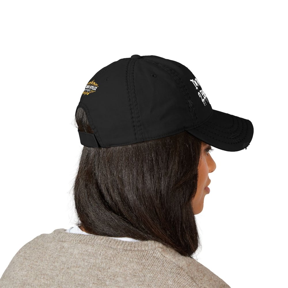 Image of Distressed Dad Hat (Embroidery)