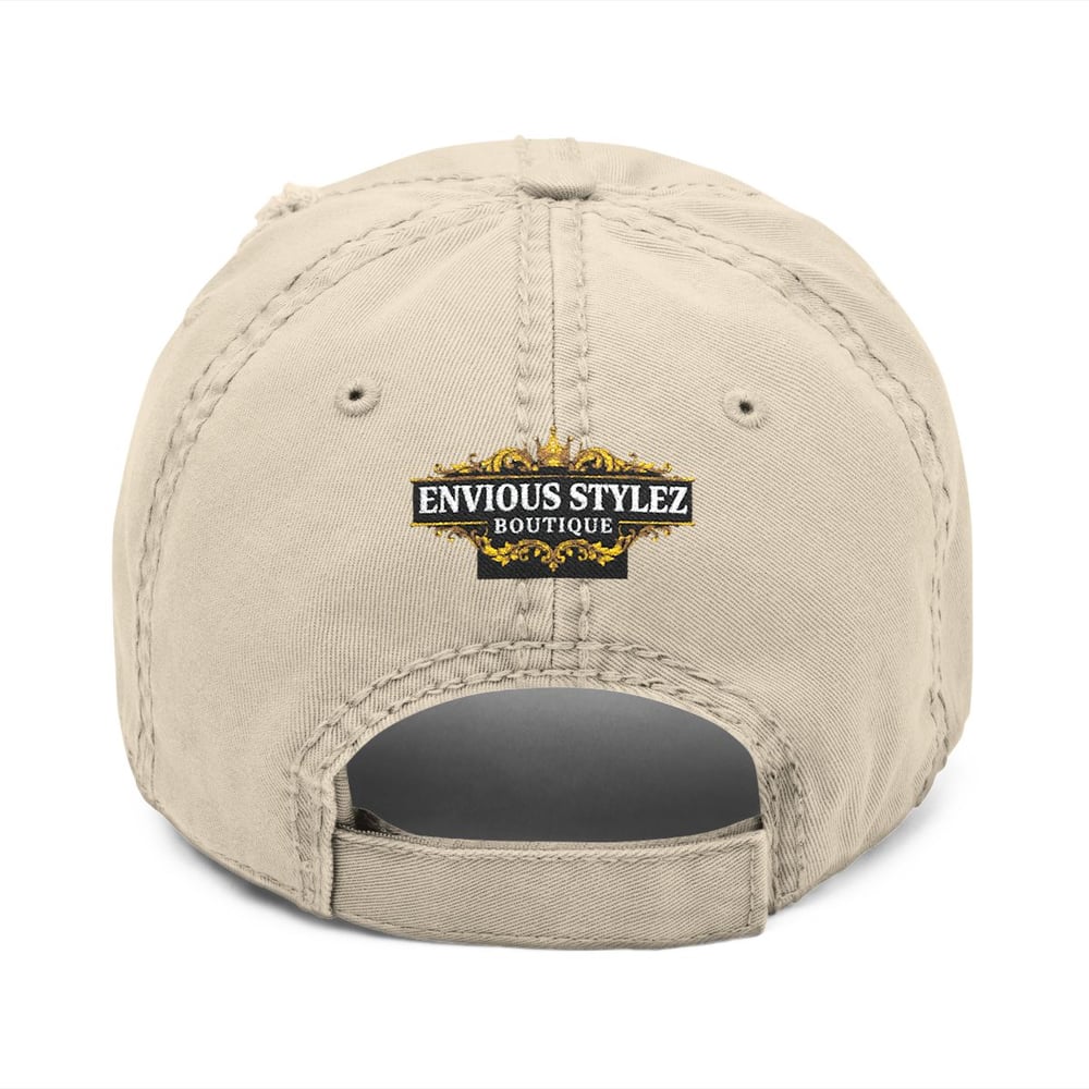 Image of Distressed Dad Hat (Embroidery)