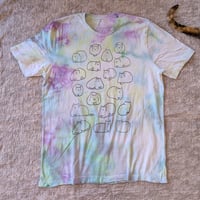 Image 2 of Loaf Lineup "Purple Swimming Pool" Ice-Dyed Tees