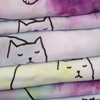 Image 7 of Loaf Lineup "Purple Swimming Pool" Ice-Dyed Tees