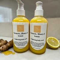 Turmeric, honey & lemon body wash