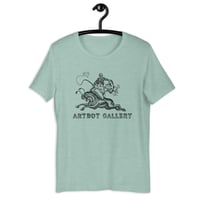 Image 1 of Artbot Horse Fly Printed in Black Unisex t-shirt