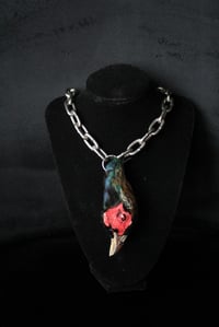 Image 7 of Dead Good taxidermy pheasant head necklace 