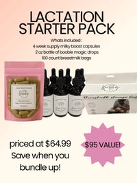 Lactation starter pack bundle