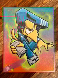 Image 2 of BBoy & Bgirl set of (2) 8x10 canvases 