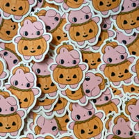 Image 1 of Bun Pumpkin Sticker!