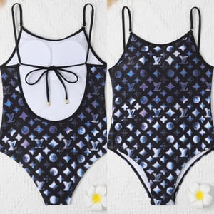 Image of Blue L one piece swim 