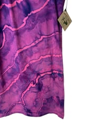 Image 3 of ♻️ UPCYCLED XL Knit Dress in Fuchsia Geode Ice Dye