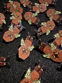 Image 2 of Coffin Creeper Enamel Pin