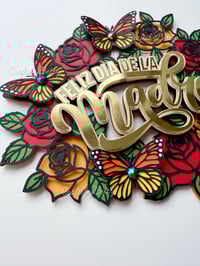 Image 3 of FELIZ DIA MADRE TOPPER SVG / ARCHIVO DIGITAL 