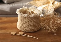 Image 3 of Chunky Ruffle Basket
