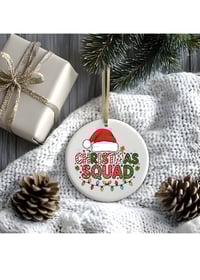 Image 2 of Personalized Christmas Squad Ornament