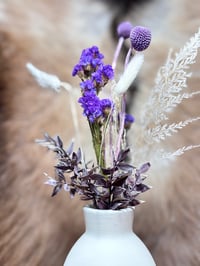 Image 8 of Purple Lust White Vase  c