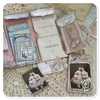 Image 6 of vintage french lace samples snippet booklet