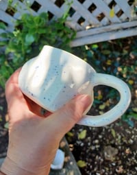 Image 2 of Navy speckled compass mugs