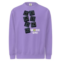 Image 20 of Unisex HEALING MODE garment-dyed sweatshirt
