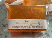 Image 6 of Honey Pumpkin Turmeric Honeybee Glycerin Body Bar