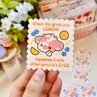 When Life Gives You Lemon | Funny sticker 