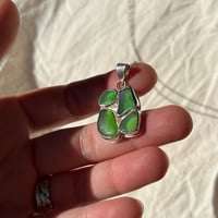 Image 2 of GREEN MOSAIC PENDANT 