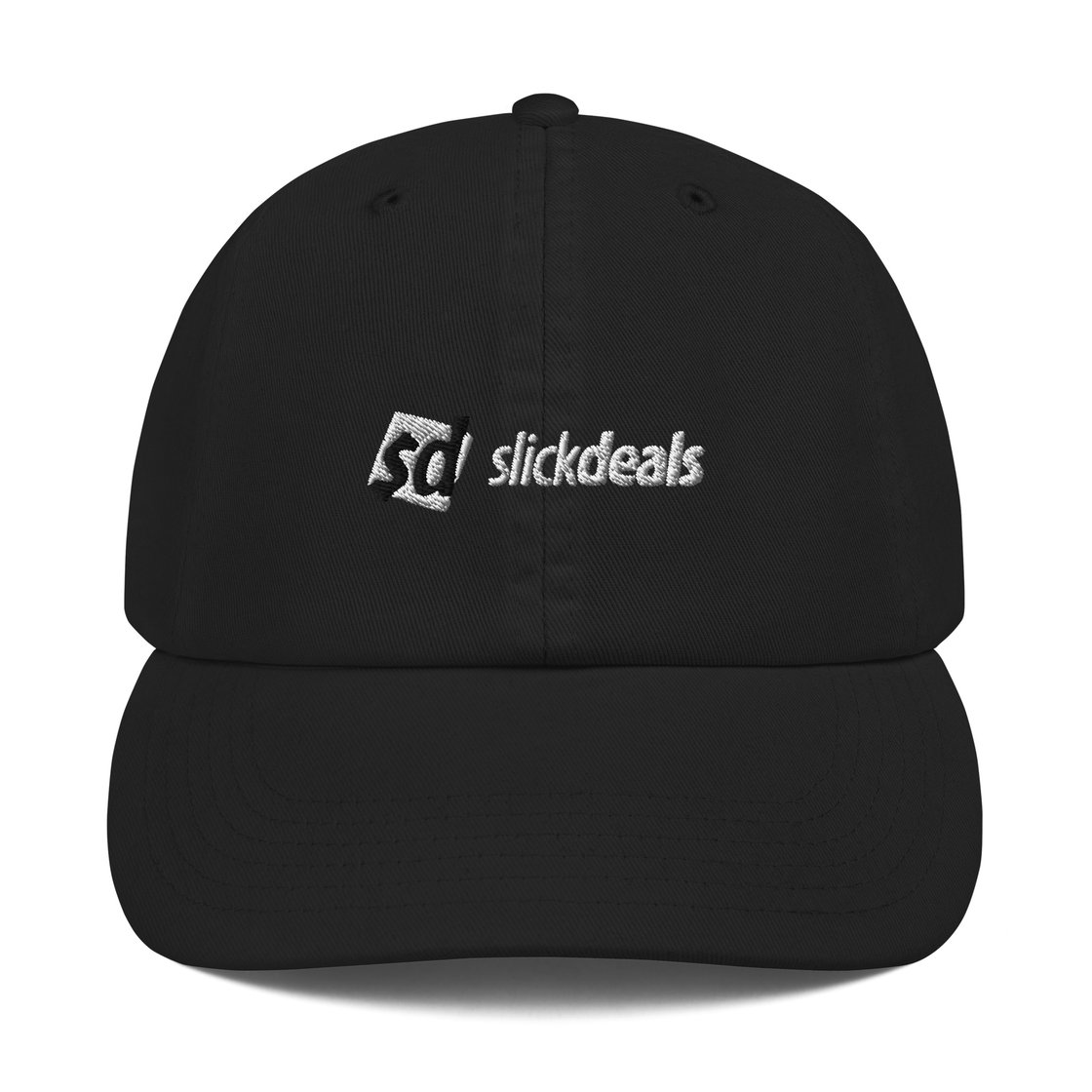 Image of Slickdeals Black and White Dad Cap