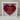 Red Heart Name Shadowbox 