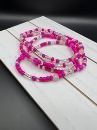 Image 1 of Pink Ice Waist Beads