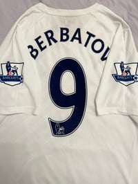 Image 1 of Tottenham Hotspur “BERBATOV 9” 2007/08 125 YRS Home Shirt + PL patches (L)
