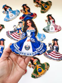 Image 3 of FLAG INSPIRED GRADUATION DOLL PNG BUNDLE 