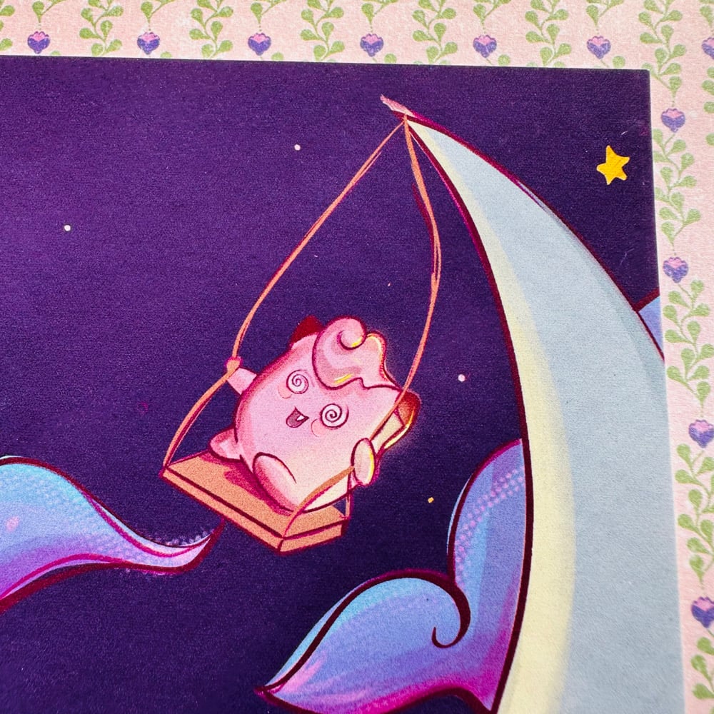 Image of The Moon Cult | Clefairy Original Art Print
