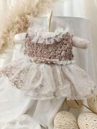 Image 3 of Photo prop - Newborn girls photography set Anabelle - off white - latte