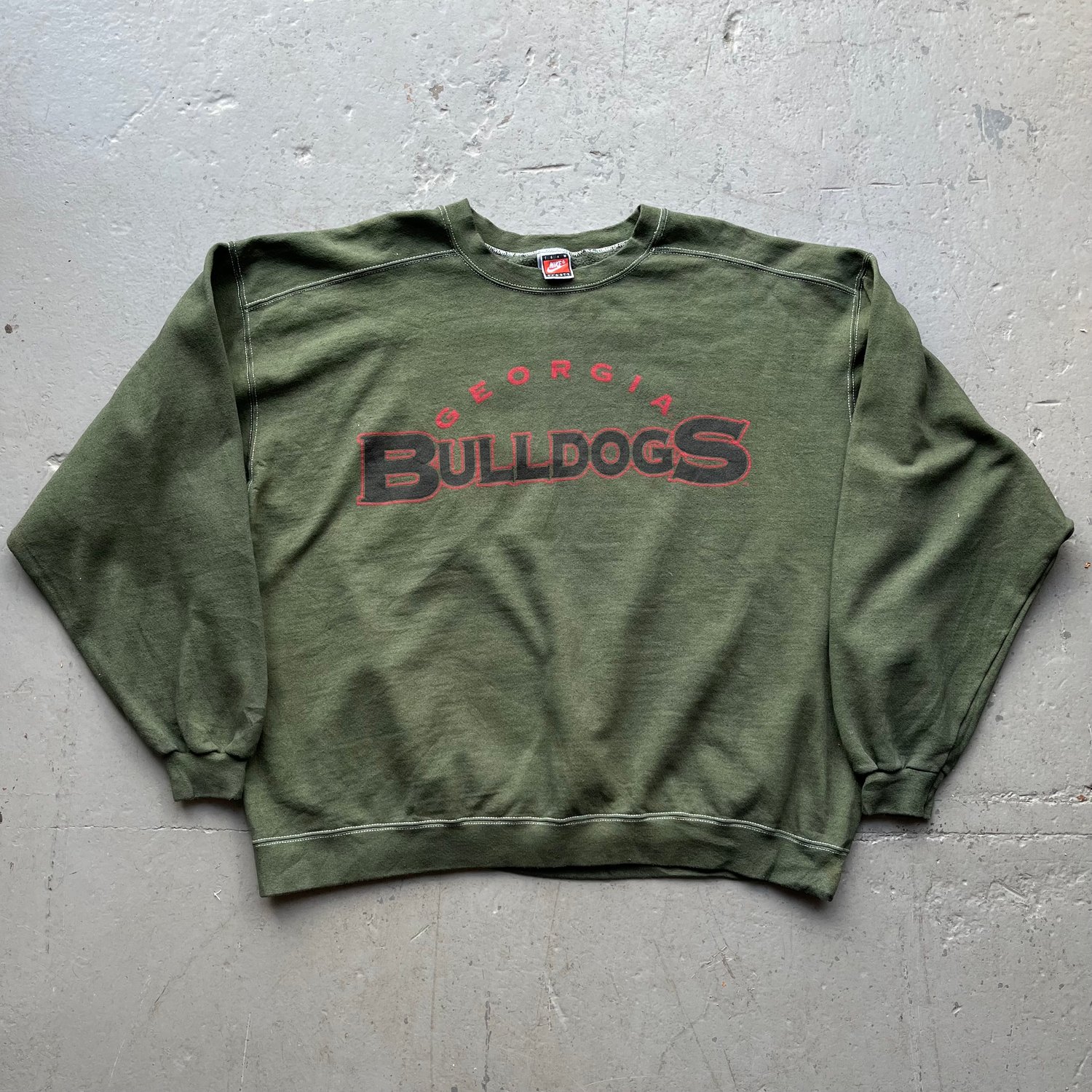 Image of Vintage 90s Nike team bulldogs sweatshirt size xl 