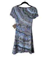 Image 7 of XS 90's Babydoll Mini Dress in Stone Agate Ice Dye