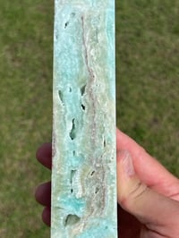 Image 6 of Large Blue Aragonite Obelisk #3072