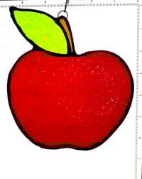 Image 2 of Apple Stained glass Suncatcher