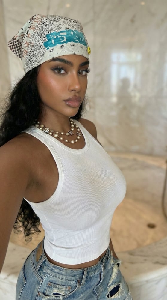 Checkered Flame Bandana