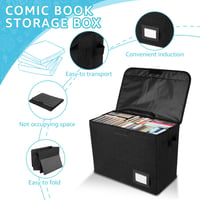 Image 1 of Premium Fabric Comic Book Storage Box