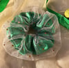 Green Sparkle Scrunchie