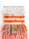 Feeling Peachy. Woven Wall hanging.