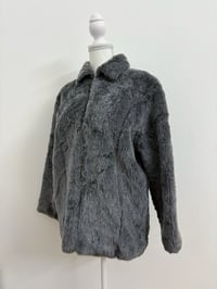 Image 1 of 00s Gray fur Jacket // L