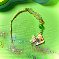 Image 4 of heisei retro puzzle piece phone charms