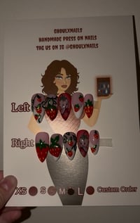 Kewpie Strawberry Nails 