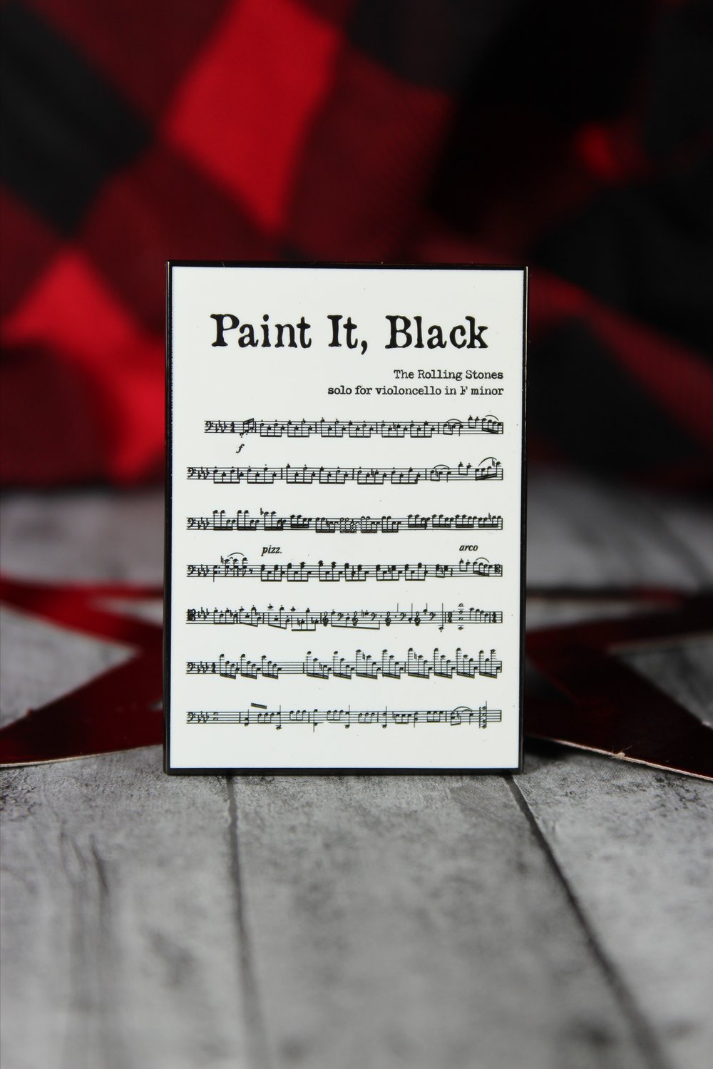 Image of Wednesday's Paint It, Black Sheet Music For Cello