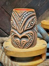Maori- wood w/ coral orange