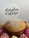 Personalised Age Cake Topper 