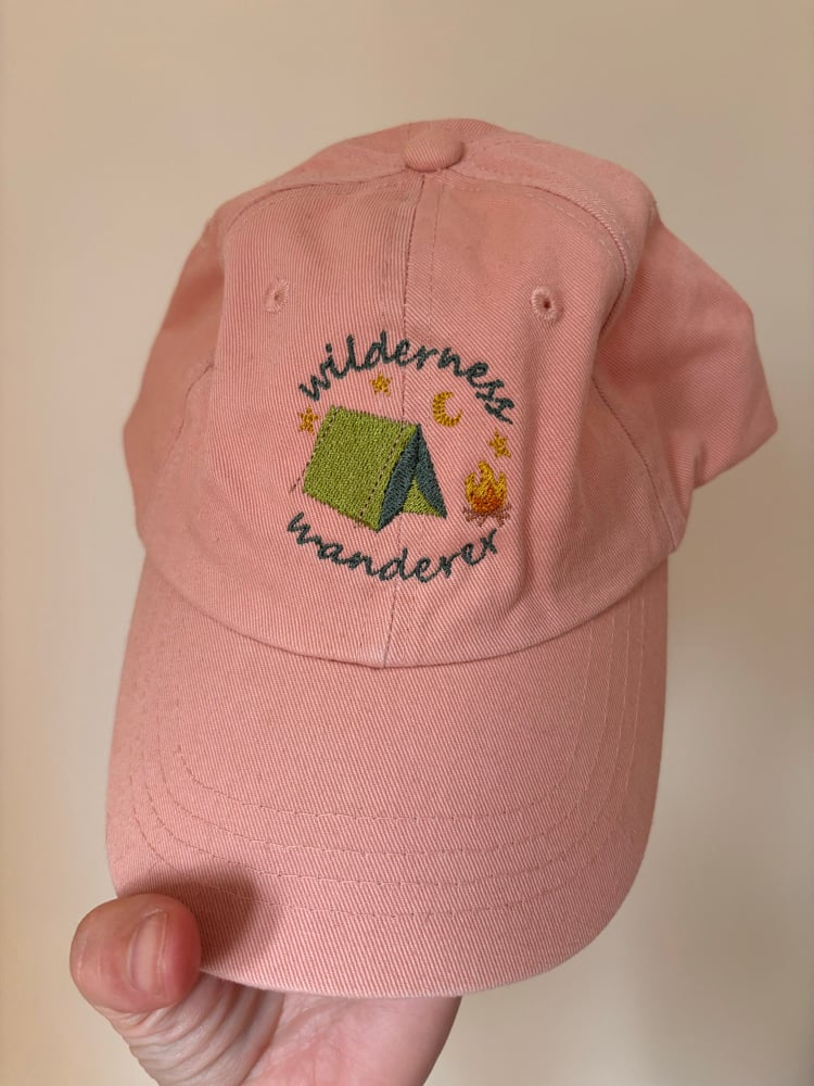 Image of Kids peach chino cap