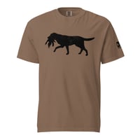 Image 2 of OWG - Black Lab with left sleeve brand unisex garment-dyed heavyweight t-shirt