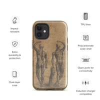 Image 5 of Antique Anatomical Illustration Human Muscular System Tough Case for iPhone®