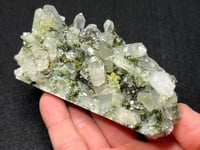 Image 1 of Epidote On Quartz Crystal Specimen #2529