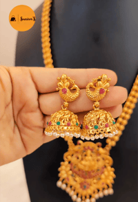 Image 3 of Rakshya_Ranihar Style Goddess Laxmi Temple Jewelry 
